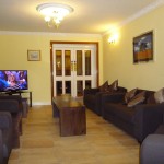 The lounge at Seaview Guesthouse